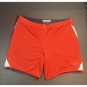 Nike Basketball Shorts XXL Reversible Red Black Green White Retro Activewear